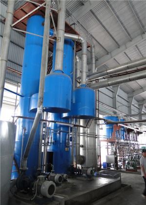 Double Effect Waste Vapor Falling Film Evaporator